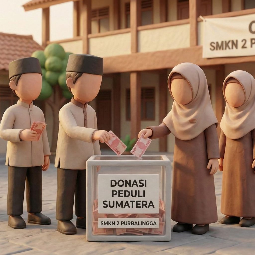 Solidaritas Tanpa Batas: Keluarga Besar SMKN 2 Purbalingga Galang Donasi Rp 10 Juta untuk Korban Bencana Sumatera