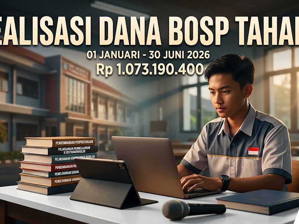 Laporan Terbuka: Realisasi Penggunaan Dana BOSP Tahap 1 Tahun 2026